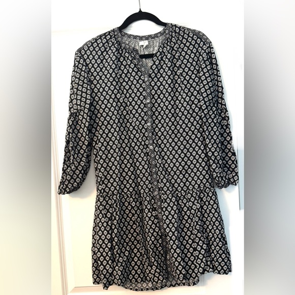 Joie Hagi Long-Sleeve Printed Short Dress - Picture 6 of 10